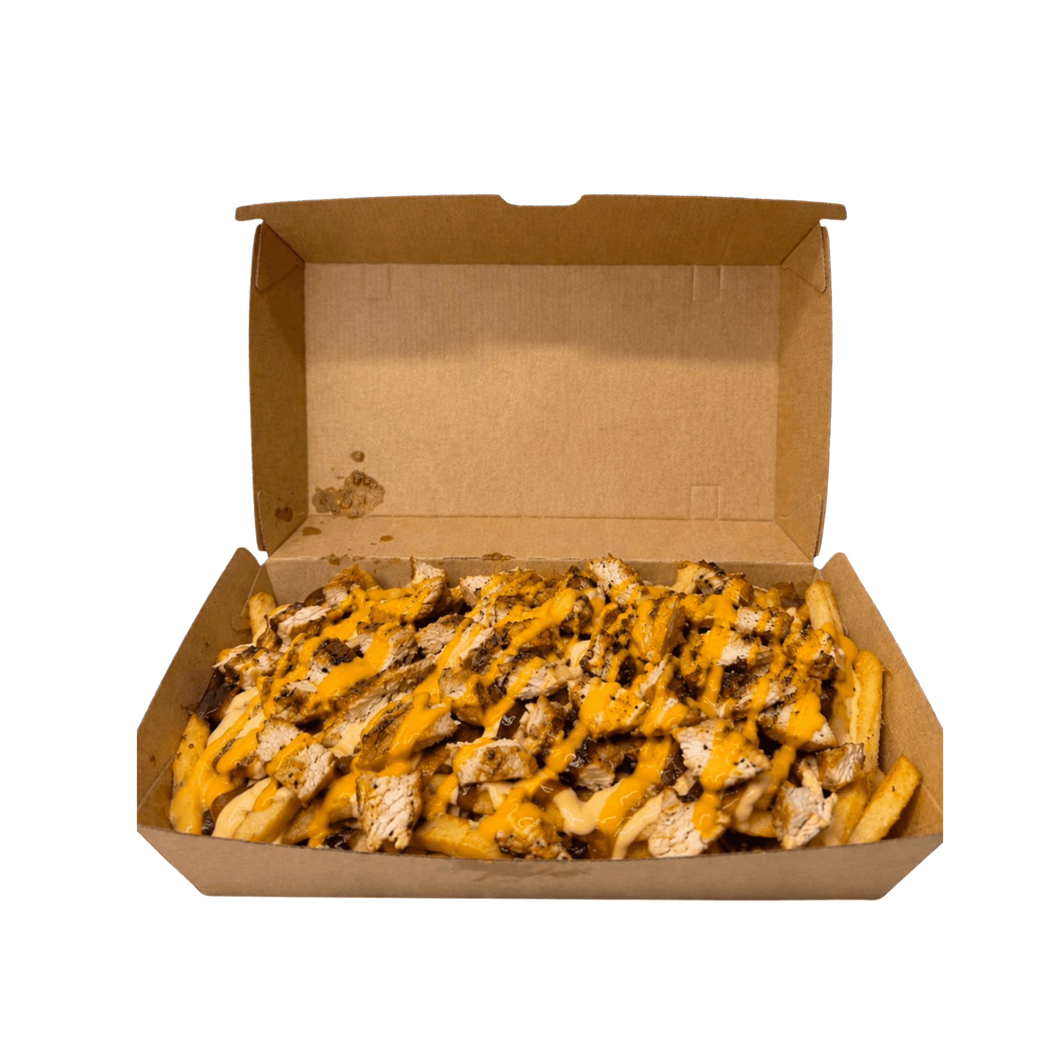 Grilled chicken loaded fries